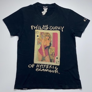 Hysteric Glamour Tシャツ ロゴ ヴィンテージ 90s Y2K Vintage Hysteric Glamour Japan Yellow T Shirt Small Hysterics