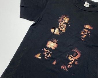 Vintage 90s Sepultura Roots Cotton Black T-shirt Heavy Cotton Tee