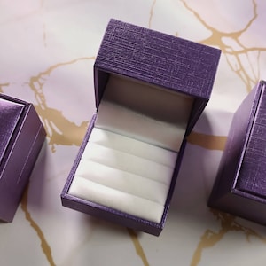 Belle Fever Scatola Anello di Lusso – Confezione Elegante per Gioielli – Perfetta per Proposte, Compleanni o Anniversari