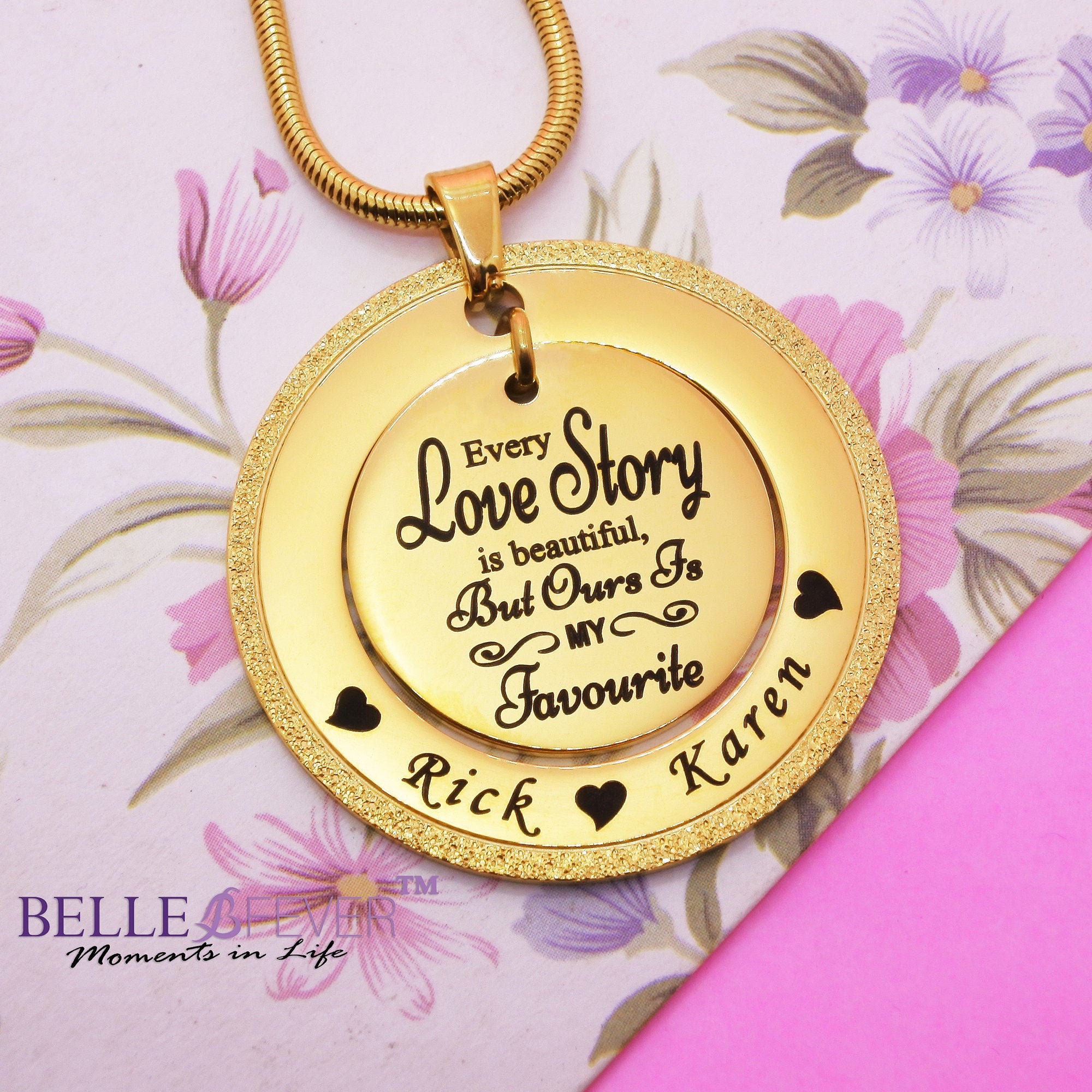 Belle fever sale personalised jewellery store