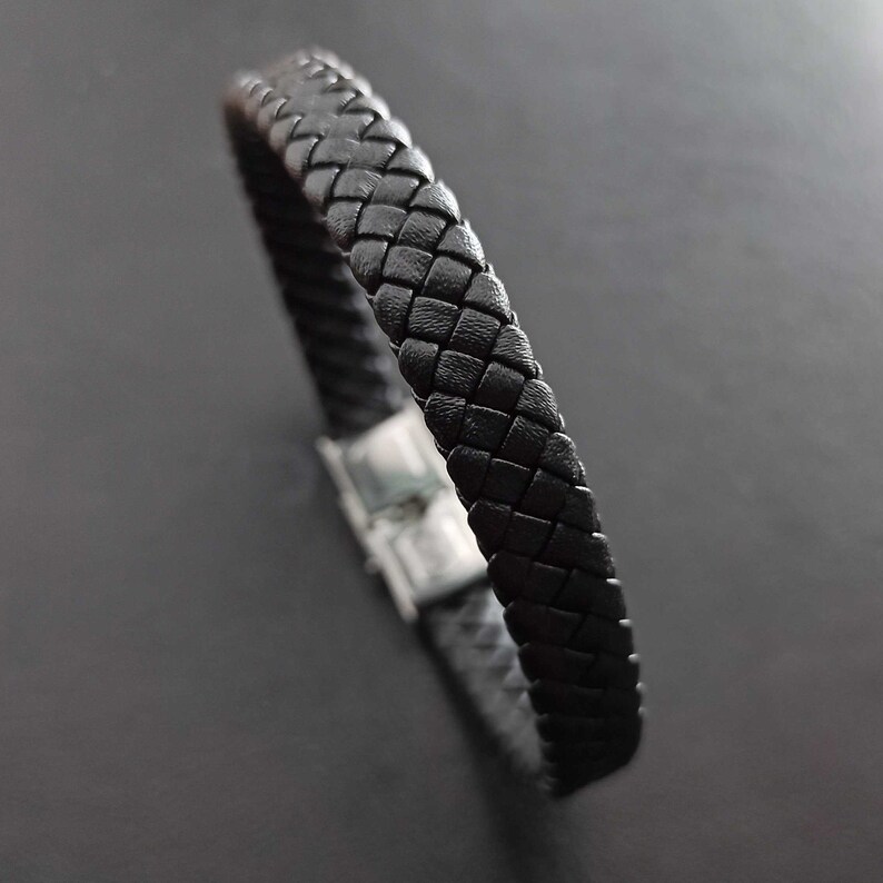 Personalized Leather Bracelet Custom Engraved Mens Gift Etsy UK