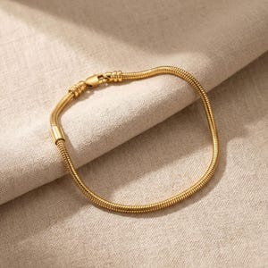 Pulsera Moments, Base Inicial para Charms, Joyería Diaria Regalo para Ella