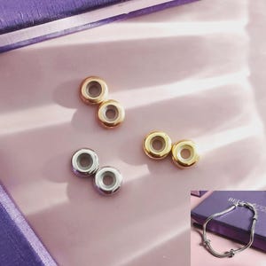 Stopper Bead for Moments Bracelet – Secure Spacer Add-On – Compatible with Belle Fever Charms