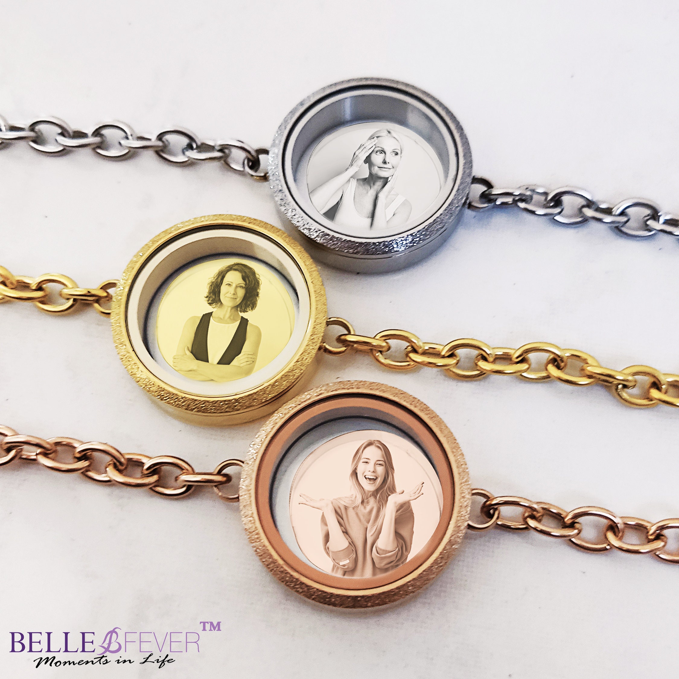Personalized Glass Locket Bracelet or Necklace with Photo Etsy