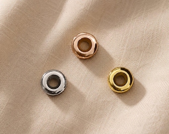 Charm Stopper Bead, 8mm Secure Spacer, Fits Most European Charm Bracelets