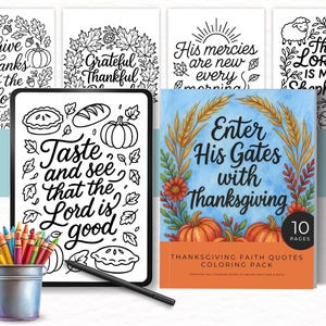 Bible Verse Coloring Pages, Christian Coloring Sheets, Thanksgiving Faith Quotes Coloring Book, Fall Christian Coloring Pages, Intermediate