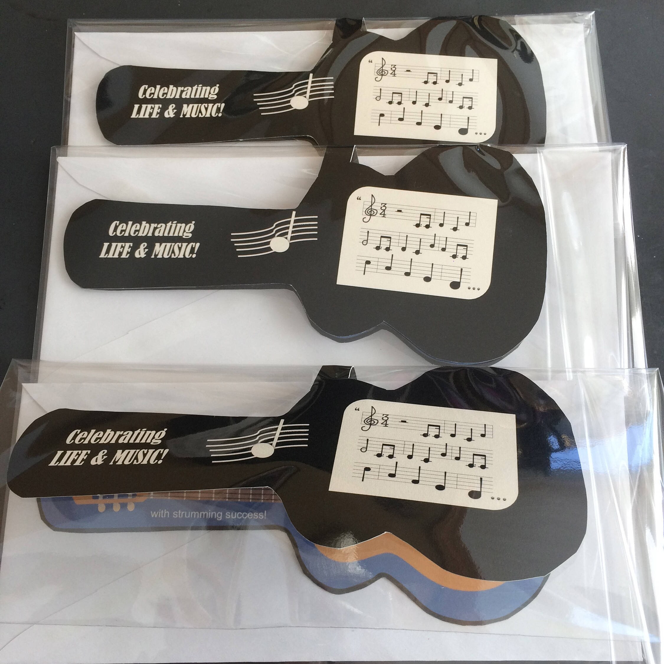 Guitar Birthday Card - Etsy