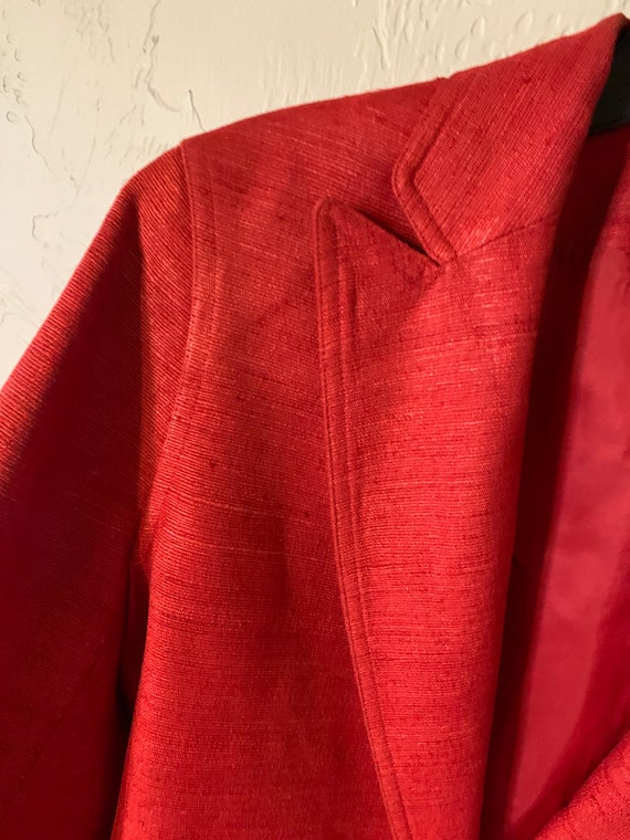 Red Jacket & Skirt Jones New York Vintage set siz… - image 5