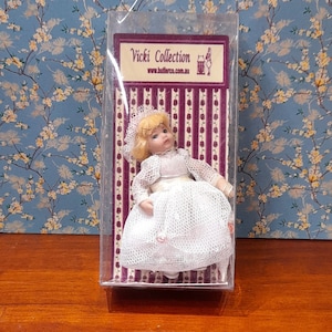 Dollhouse Miniature - Dressed Doll Little Girl - 1:12 Scale