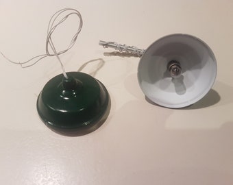 Wall light and Ceiling light 1:12 Scale Green