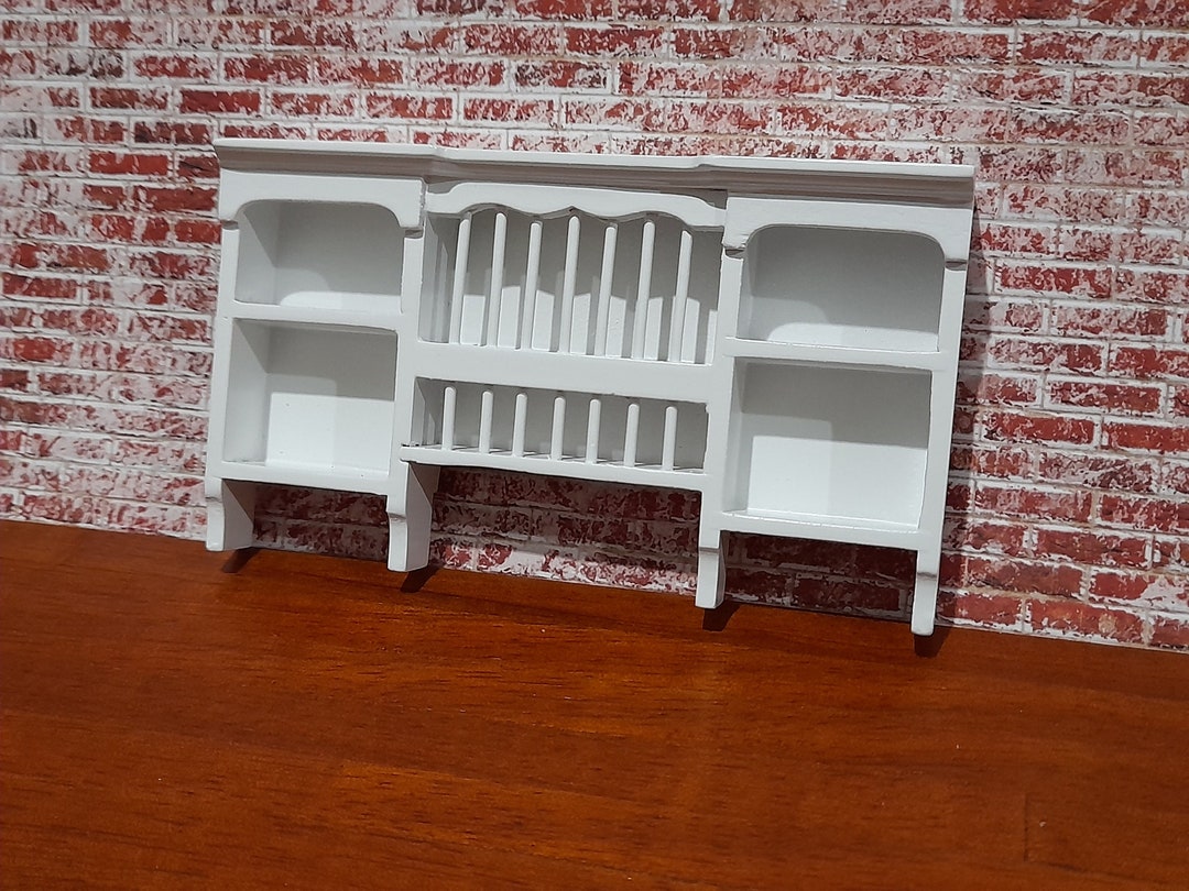 Dollhouse Miniature - Kitchen Shelves and Plate Rack 1:12 Scale - Etsy
