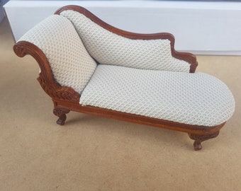 JBM Victorian Rococo Chaise Lounge 1:12 Scale