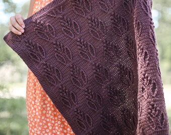 Crochet Baby Blanket Pattern with Cabled Floral Motif