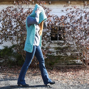 Crochet Hooded Vest Pattern: Easy Beginner PDF image 3