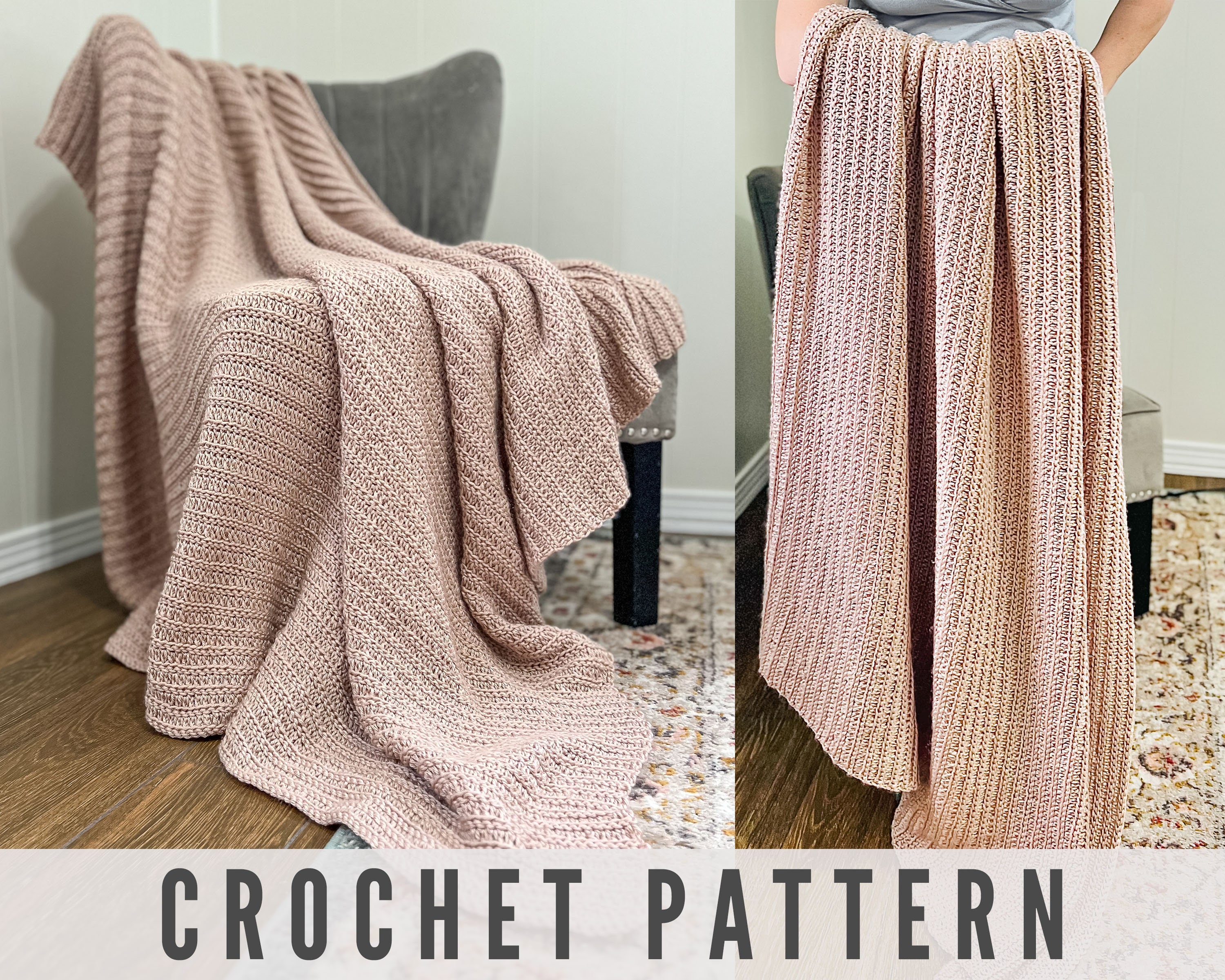 Weight 6 Yarn Blanket Pattern Etsy
