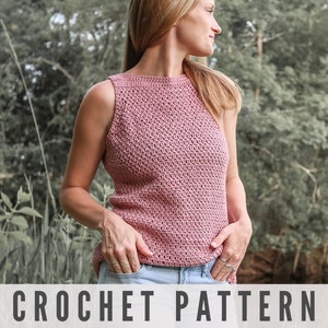 CROCHET PATTERN - Modern Crochet Top for Women