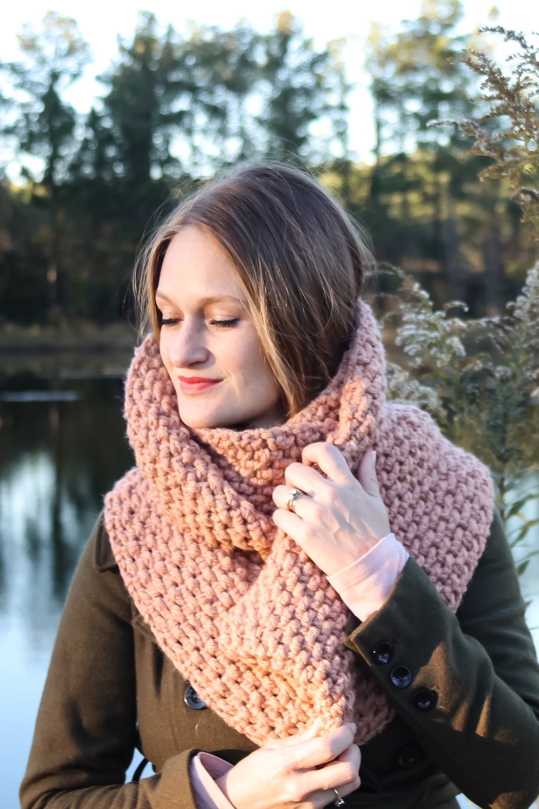 CROCHET PATTERN - Chunky Infinity Cowl / Circle Scarf - Etsy