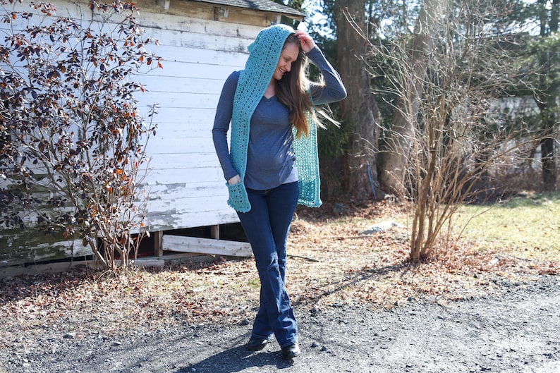 Crochet Hooded Vest Pattern: Easy Beginner PDF image 5