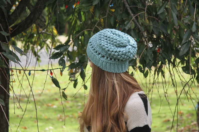 Crochet Pattern / The Stacy Beanie / Crochet Hat / DIY Hat / Slouchy Beanie / Crochet PDF Pattern / Crochet Tutorial / Winter Hat/ Fall Hat image 6