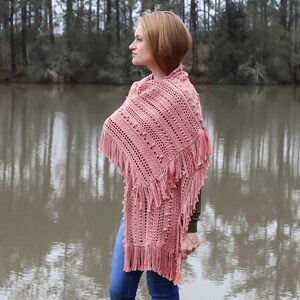 CROCHET PATTERN Modern and Beautiful Crochet Shawl Pattern image 3