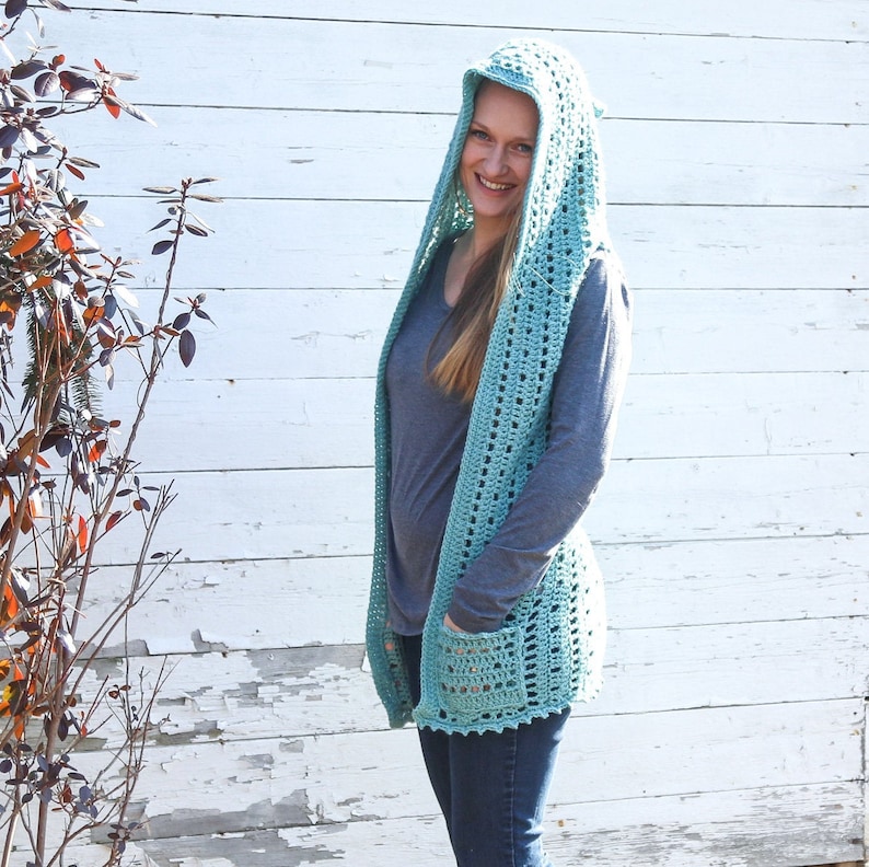 Crochet Hooded Vest Pattern: Easy Beginner PDF image 6