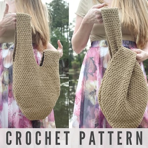 CROCHET PATTERN - Japanese Knot Bag Crochet Pattern