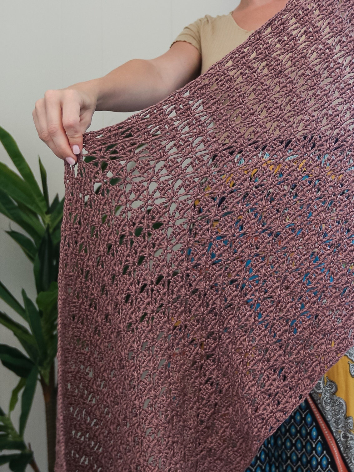 Lace Shawl Crochet Pattern: Beginner-friendly Lacy Wrap (PDF Pattern ...