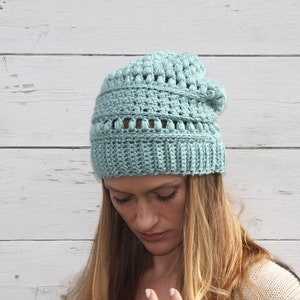 Crochet Pattern / the Stacy Beanie / Crochet Hat / DIY Hat / Slouchy ...