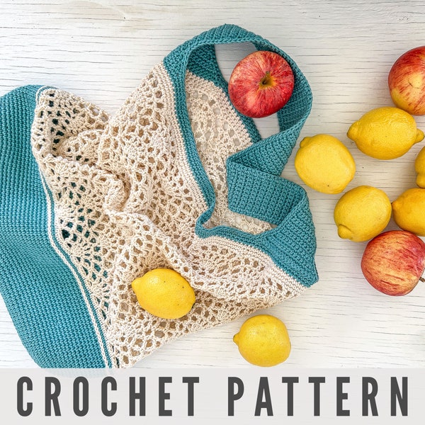 CROCHET PATTERN - Crochet Market Bag