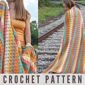CROCHET PATTERN Gorgeous Mandala Yarn Crochet Blanket Pattern YouTube Video Tutorial image 1
