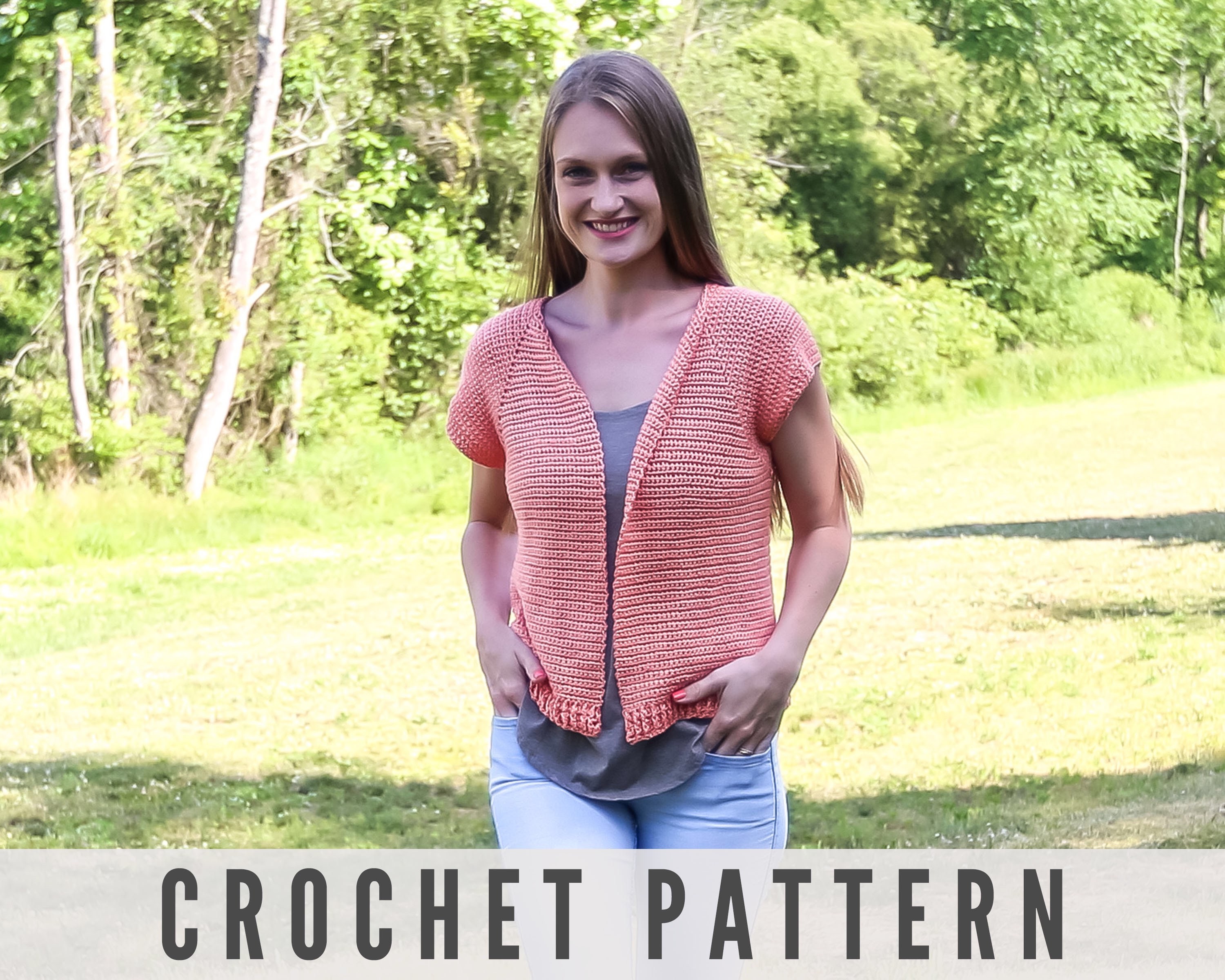 crochet raglan cardigan