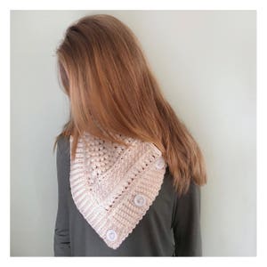 The Stacy Cowl PATTERN / Crochet Pattern / Crochet Tutorial / Cozy Cowl / Crochet Cowl / DIY Crochet image 4