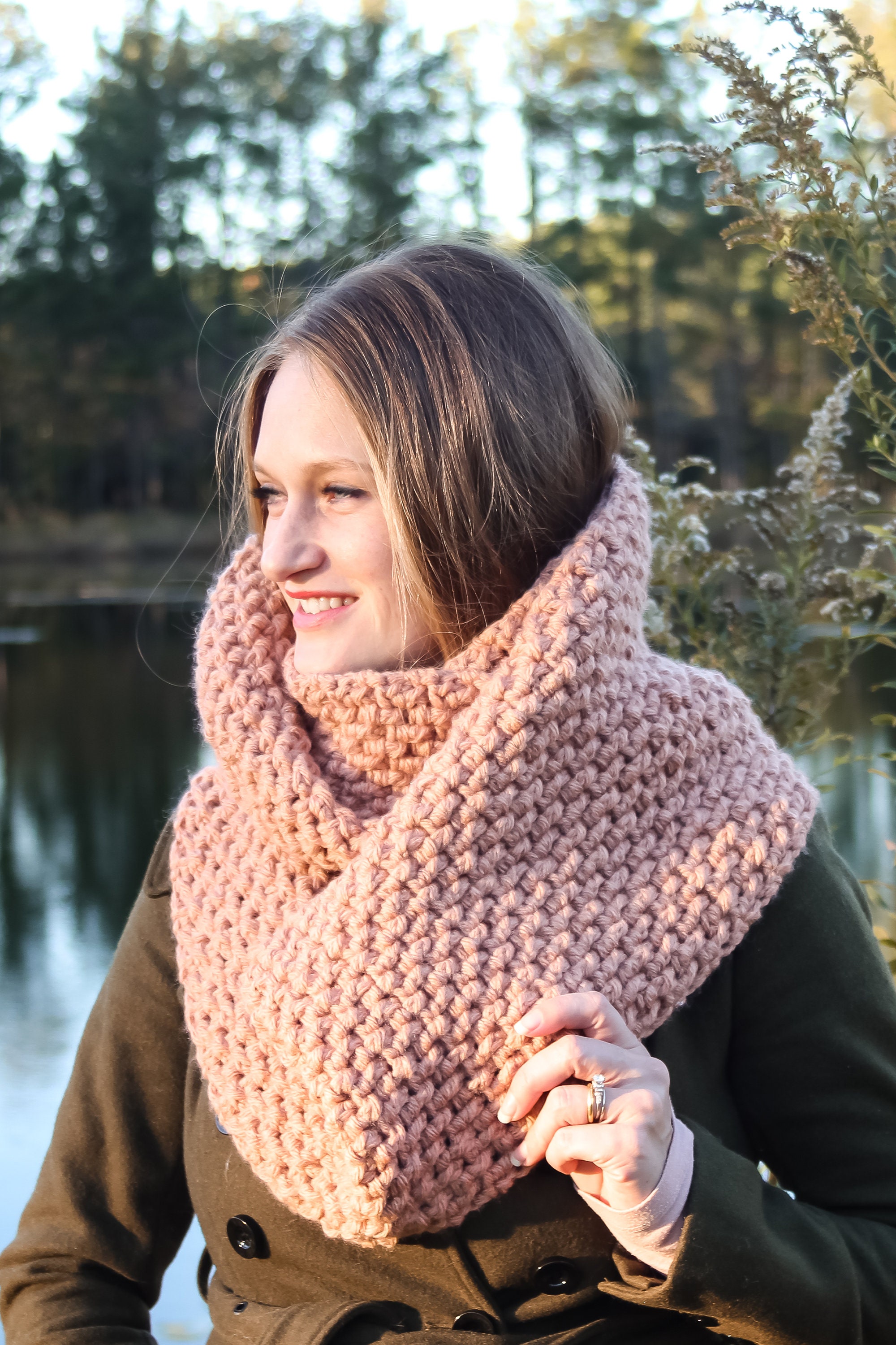 CROCHET PATTERN - Chunky Infinity Cowl / Circle Scarf - Etsy