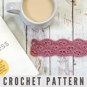 CROCHET PATTERN - Bookmark Crochet Pattern for a gift! DIY Bookmark