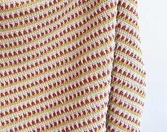 Heirloom Crochet Baby Blanket Pattern: Caramel Stitch (PDF Download)