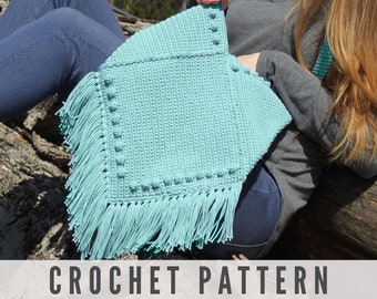 Crochet Pattern / Boho Crossbody / Crochet Urban Crossbody Pattern / Fringe Crochet Bag / DIY Crochet / PDF Crochet Pattern