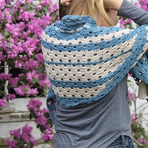 Crochet Pattern / Bondi Shawl / Crochet Shawl / Crochet Wrap/ Crochet PDF / Crochet Tutorial / Handmade Shawl