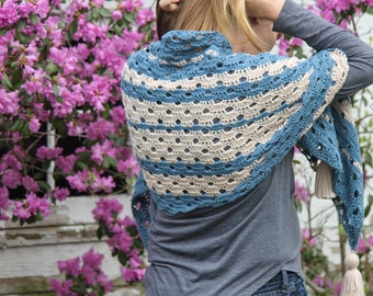 Crochet Pattern / Bondi Shawl / Crochet Shawl / Crochet Wrap/ Crochet PDF / Crochet Tutorial / Handmade Shawl