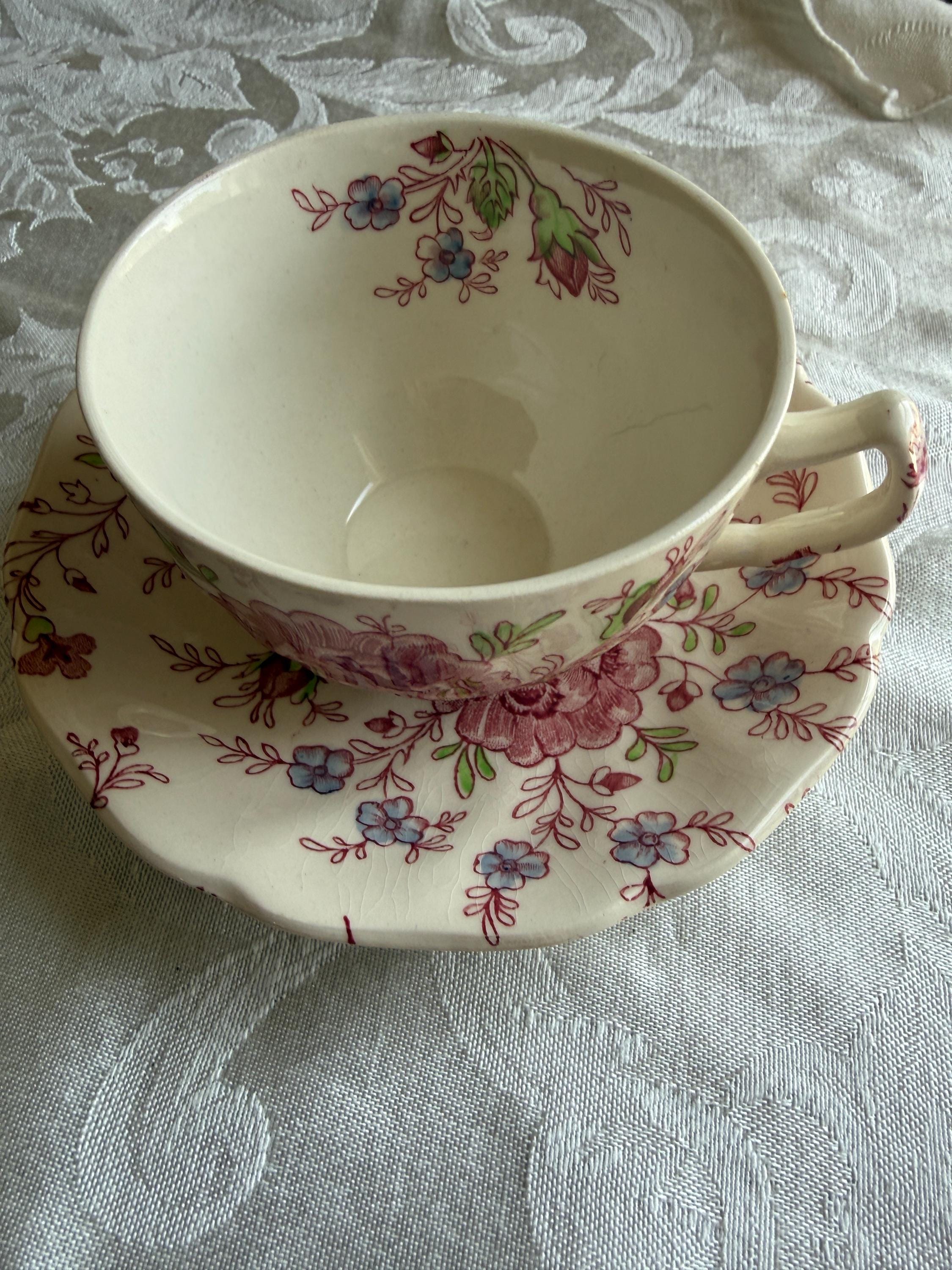 Johnson Brothers Rose Chintz Mug - Etsy