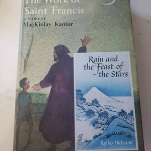 The Work of Saint Francis 1st Edition Rain and feast of the Stars Reiko Hatsumi Hardcover dustjacket  1958 world publishing co free ship