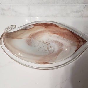 Vetro Eseguito Murano Glass Candy Dish made in Italy