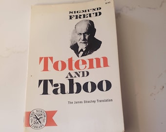 Totem and Taboo The James Strachey Translation Sigmund Freud 1950s paperback The Norton Library free ship media mail usps