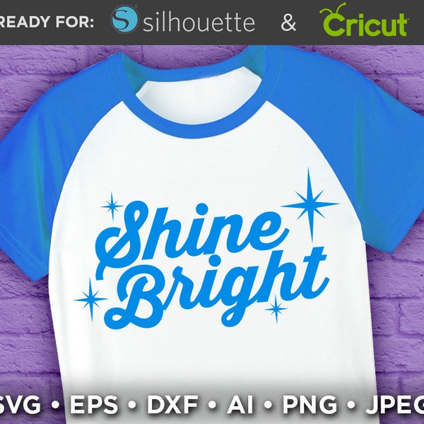 Shine Bright Svg - Shine Bright Like A Diamond SVG - Shine Bright Shirt Svg - Star Svg File - 1023