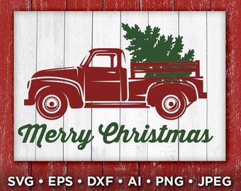 Free Red Truck Svg Etsy