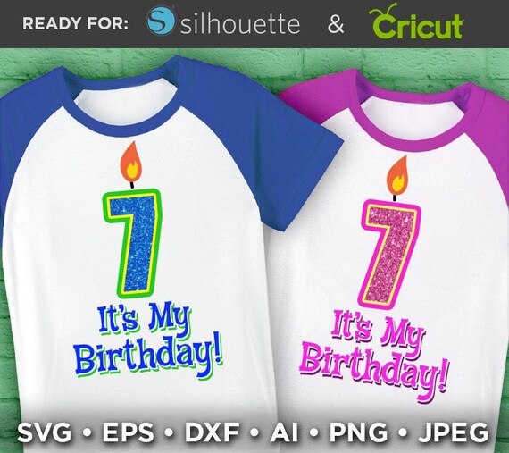Download 7th Birthday Svg Its My Birthday Svg Birthday Shirt 7 Year Etsy