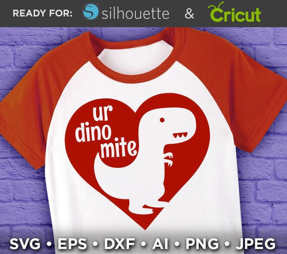 Download Cute Dinosaur Shirt Svg U R Dinomite Valentines Dinosaur Etsy 3D SVG Files Ideas | SVG, Paper Crafts, SVG File