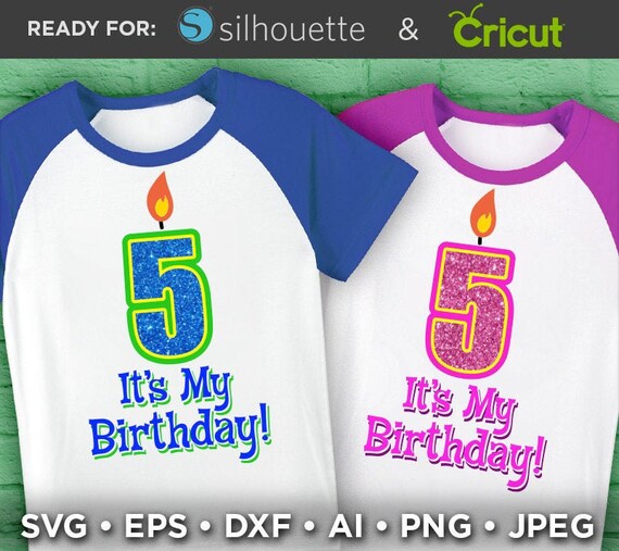 Download 5th Birthday Svg Its My Birthday Svg Birthday Shirt 5 Year Etsy