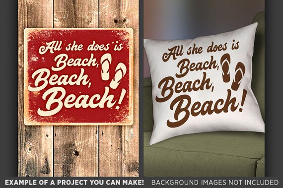 Download All She Does Is Beach Beach Beach Svg Beach Decor Beach Etsy