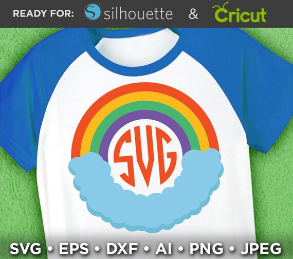 Download Monogram Rainbow Svg Rainbow Monogram Svg Rainbow Monogram Etsy