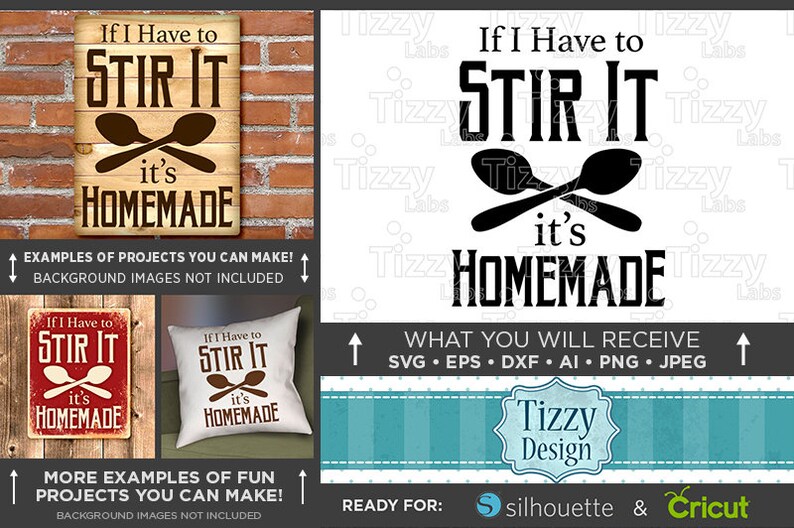 Download If I Have To Stir It It's Homemade SVG Funny Farmhouse | Etsy